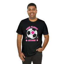 Load image into Gallery viewer, Pink Fluffy Stars Team Short Sleeve Tee
