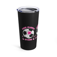 Load image into Gallery viewer, Pink Fluffy Stars Tumbler 20oz
