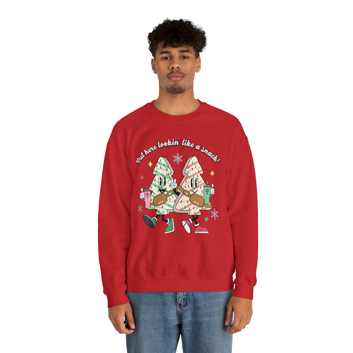 Out here lookin' like a Snack Crewneck Sweatshirt