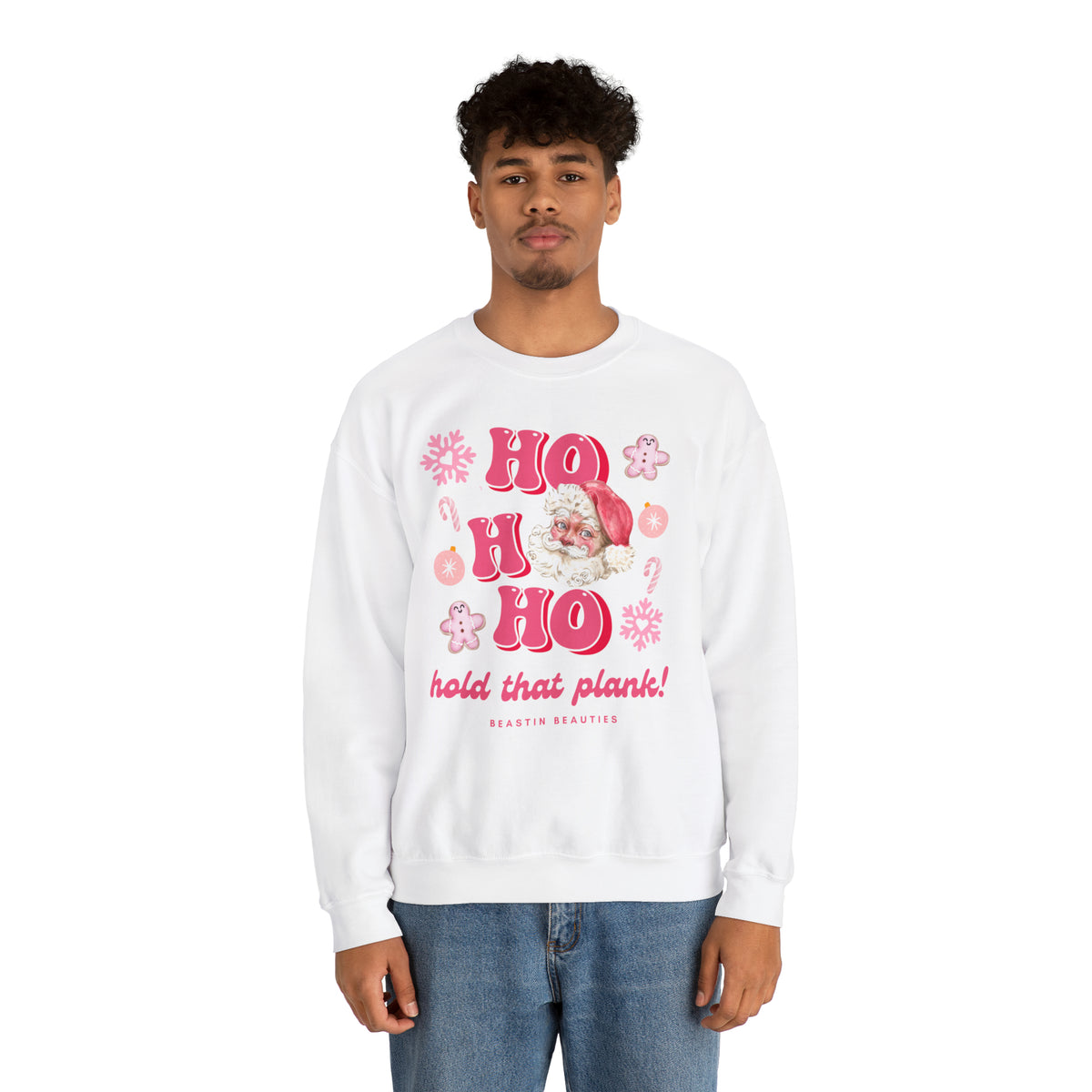 Ho Ho Ho Hold that plank Crewneck Sweatshirt