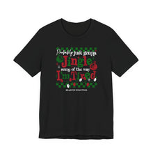 Load image into Gallery viewer, Jingle Jam Tee – “Probably Just Gonna Jingle Some of the Way… I’m Tired”

