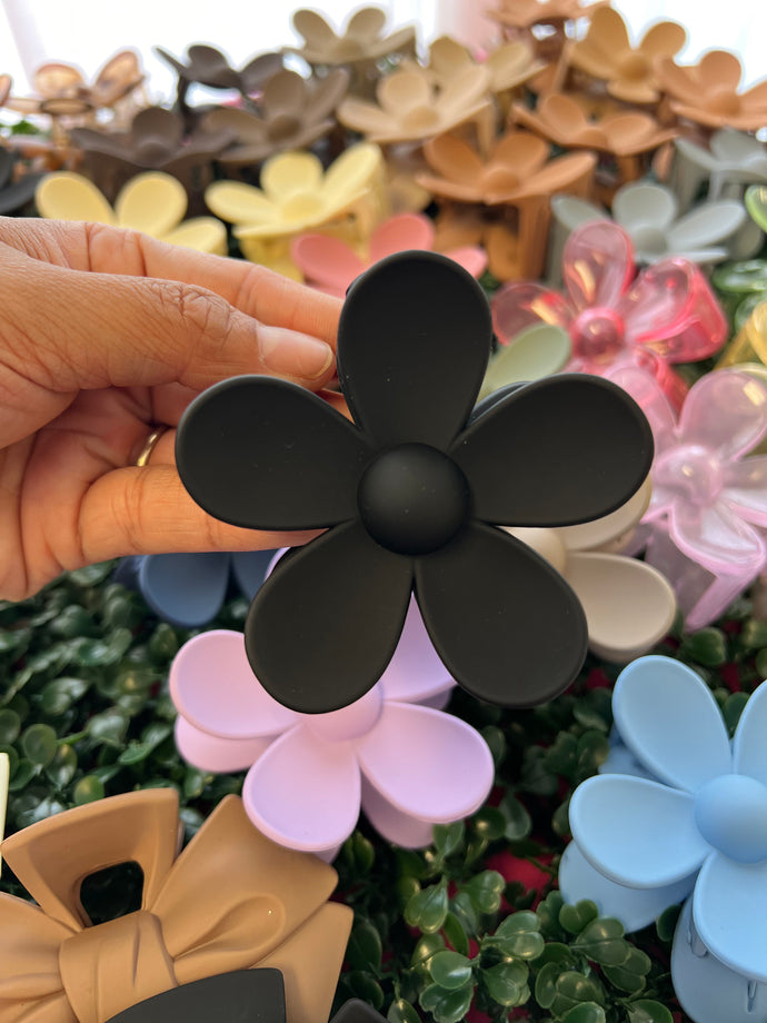 Large Flower Clips