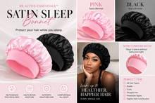 Load image into Gallery viewer, Satin Sleep Bonnet | Overnight Hair Protection for Healthier Hair
