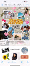 Load and play video in Gallery viewer, Boards &amp; Babes: 2026 Vision Board Kit, Guide on How to make a Vision Board
