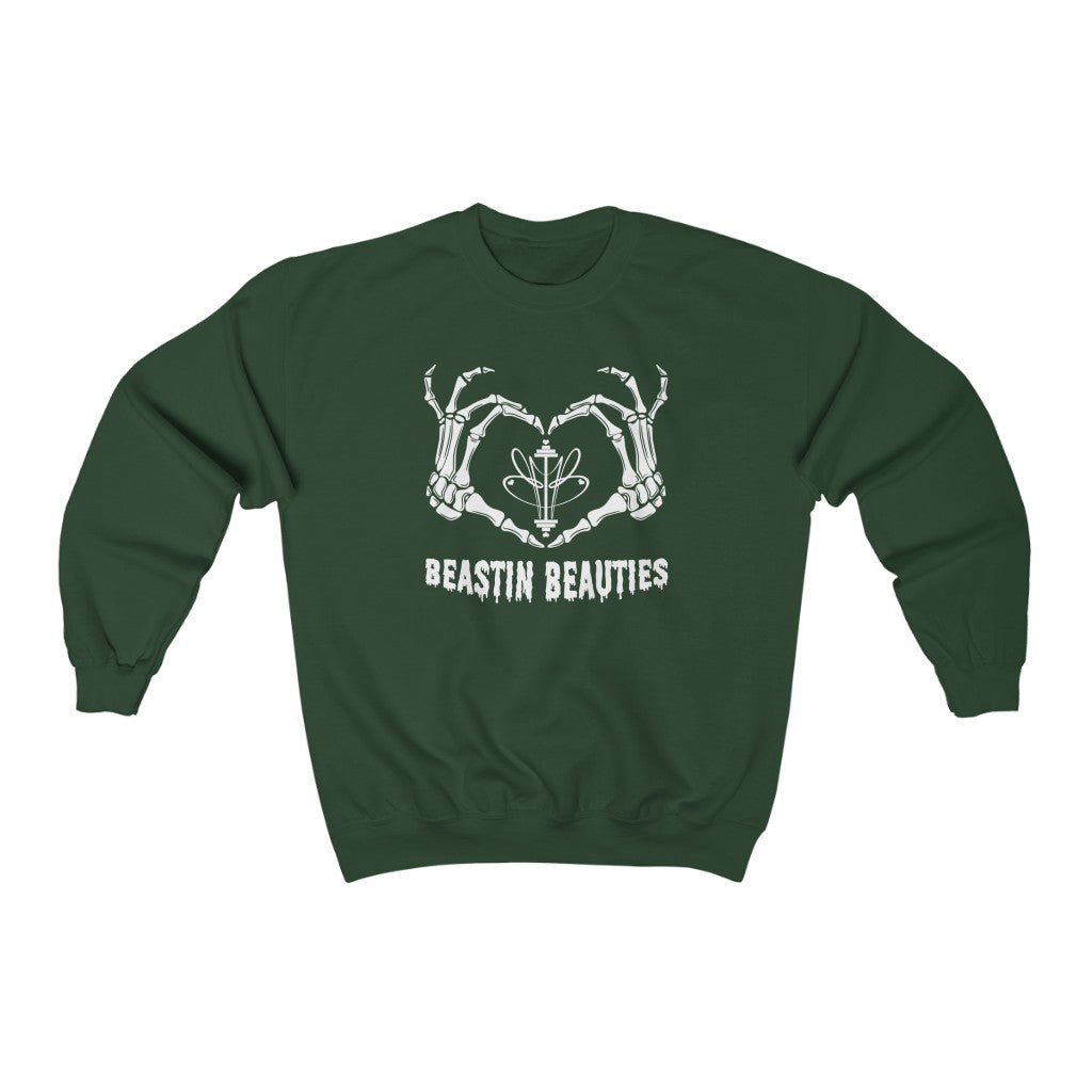 BB Skeleton Heart Crewneck Sweatshirt