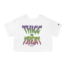 Load image into Gallery viewer, Thicc or Treat Cropped Tee
