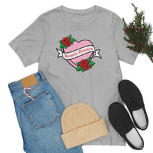 Load image into Gallery viewer, Hearts &amp; Roses Short Sleeve Tee

