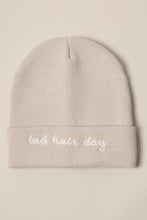 Load image into Gallery viewer, Bad Hair Day Embroidery Solid Cuffed Beanie
