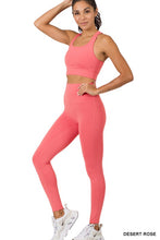 Load image into Gallery viewer, ATHLETIC RACERBACK TANK TOP &amp; LEGGINGS SET
