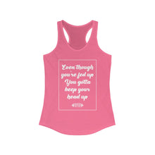Load image into Gallery viewer, Keep Yo Head Up Racerback Tank
