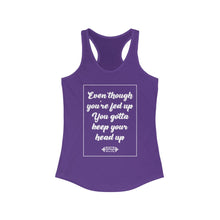 Load image into Gallery viewer, Keep Yo Head Up Racerback Tank
