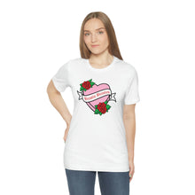 Load image into Gallery viewer, Hearts &amp; Roses Short Sleeve Tee

