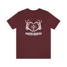 Load image into Gallery viewer, BB Skeleton Heart Short Sleeve Tee
