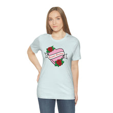 Load image into Gallery viewer, Hearts &amp; Roses Short Sleeve Tee
