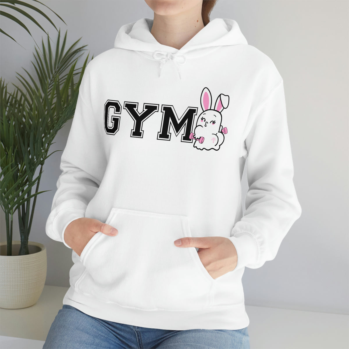 Gym Bunny Hooded Sweatshirt