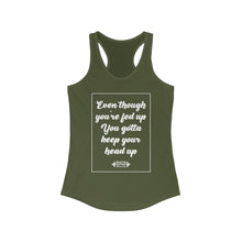 Load image into Gallery viewer, Keep Yo Head Up Racerback Tank
