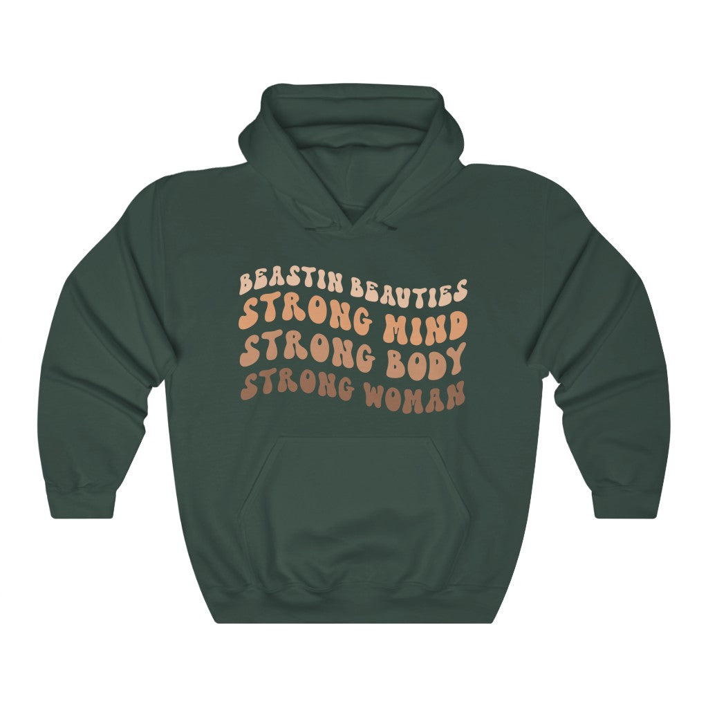 Strong Woman Hooded Sweatshirt