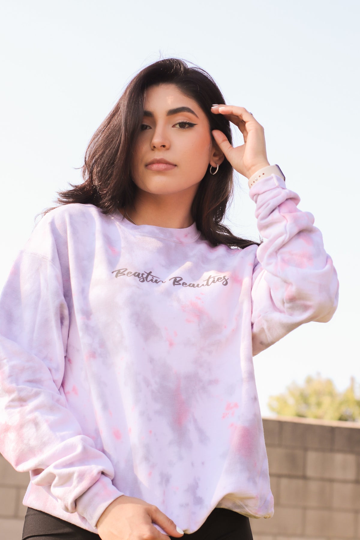 BB tie Dye Crewneck