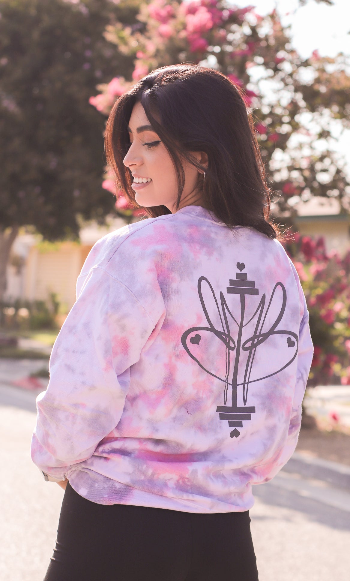 BB tie Dye Crewneck