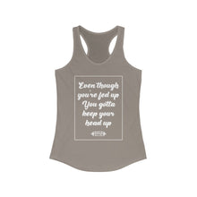Load image into Gallery viewer, Keep Yo Head Up Racerback Tank
