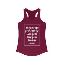 Load image into Gallery viewer, Keep Yo Head Up Racerback Tank
