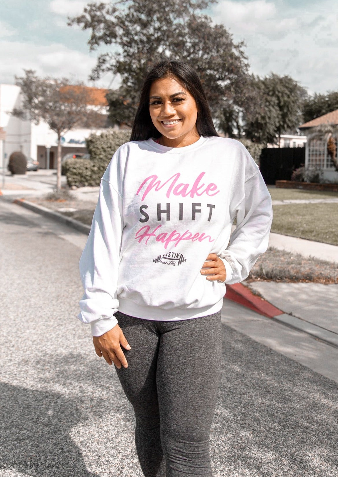 Make Shift Happen Crewneck Sweatshirt