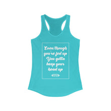 Load image into Gallery viewer, Keep Yo Head Up Racerback Tank
