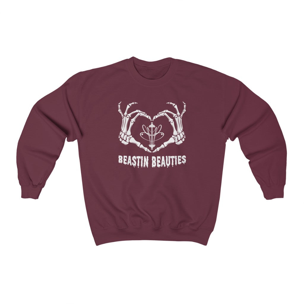 BB Skeleton Heart Crewneck Sweatshirt