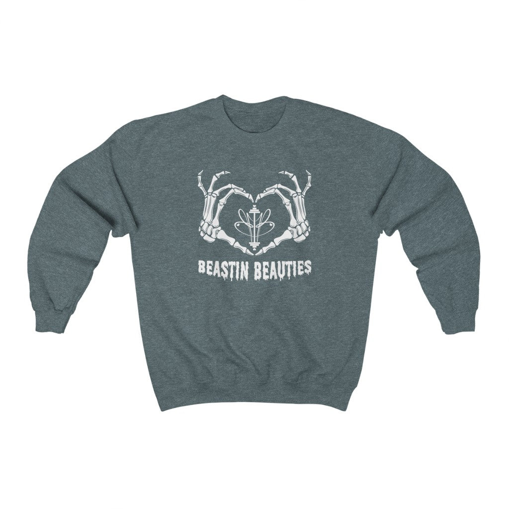 BB Skeleton Heart Crewneck Sweatshirt