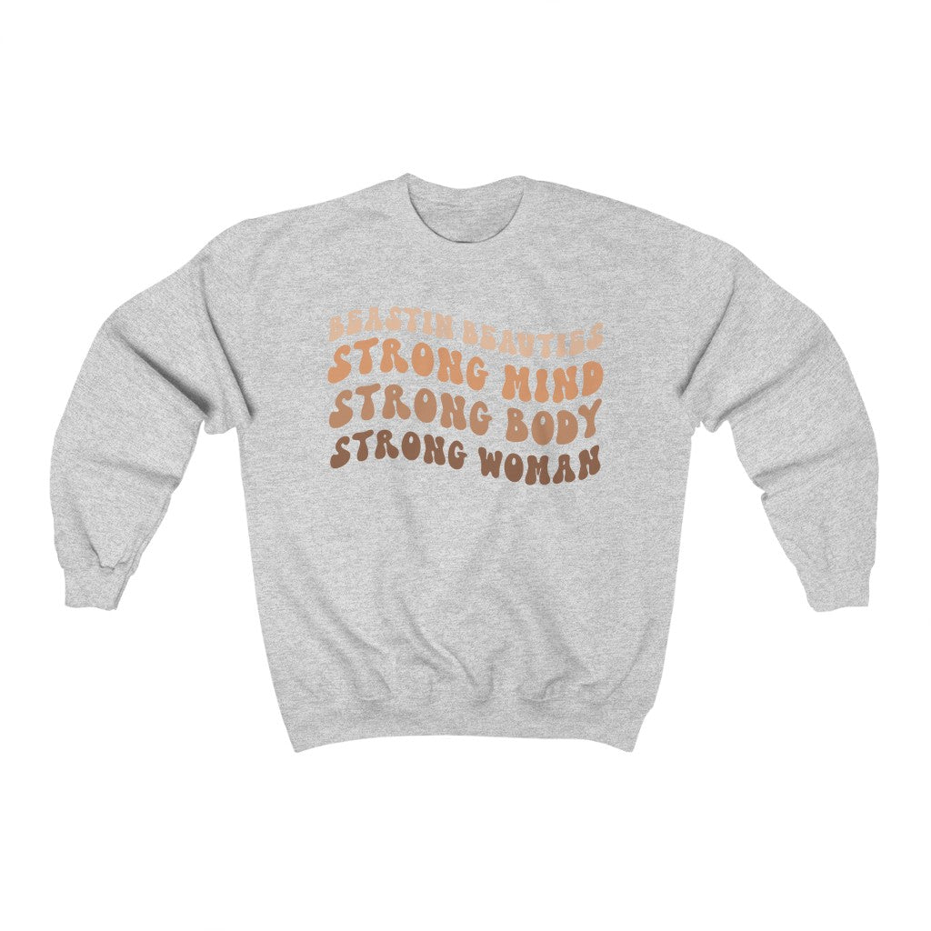 Strong Woman Crewneck Sweatshirt