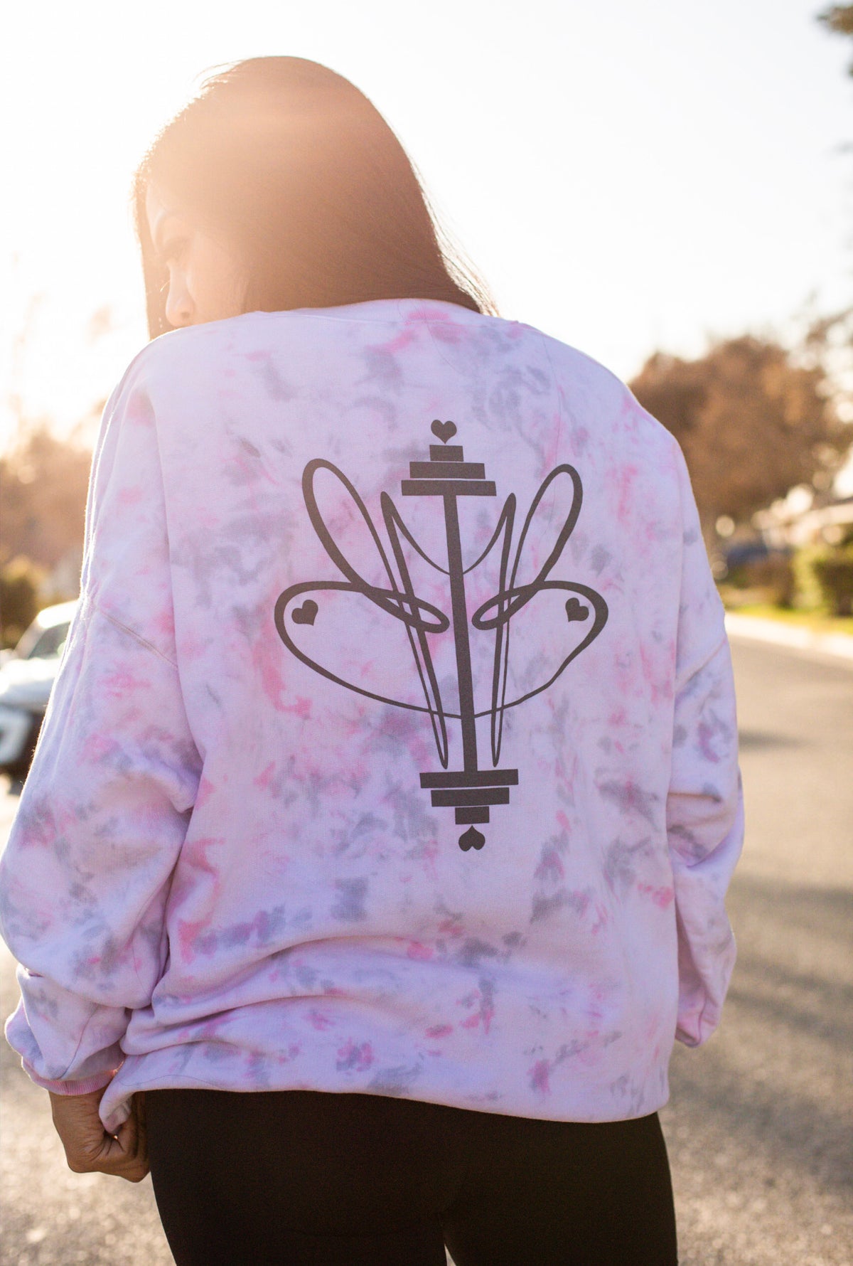 BB tie Dye Crewneck